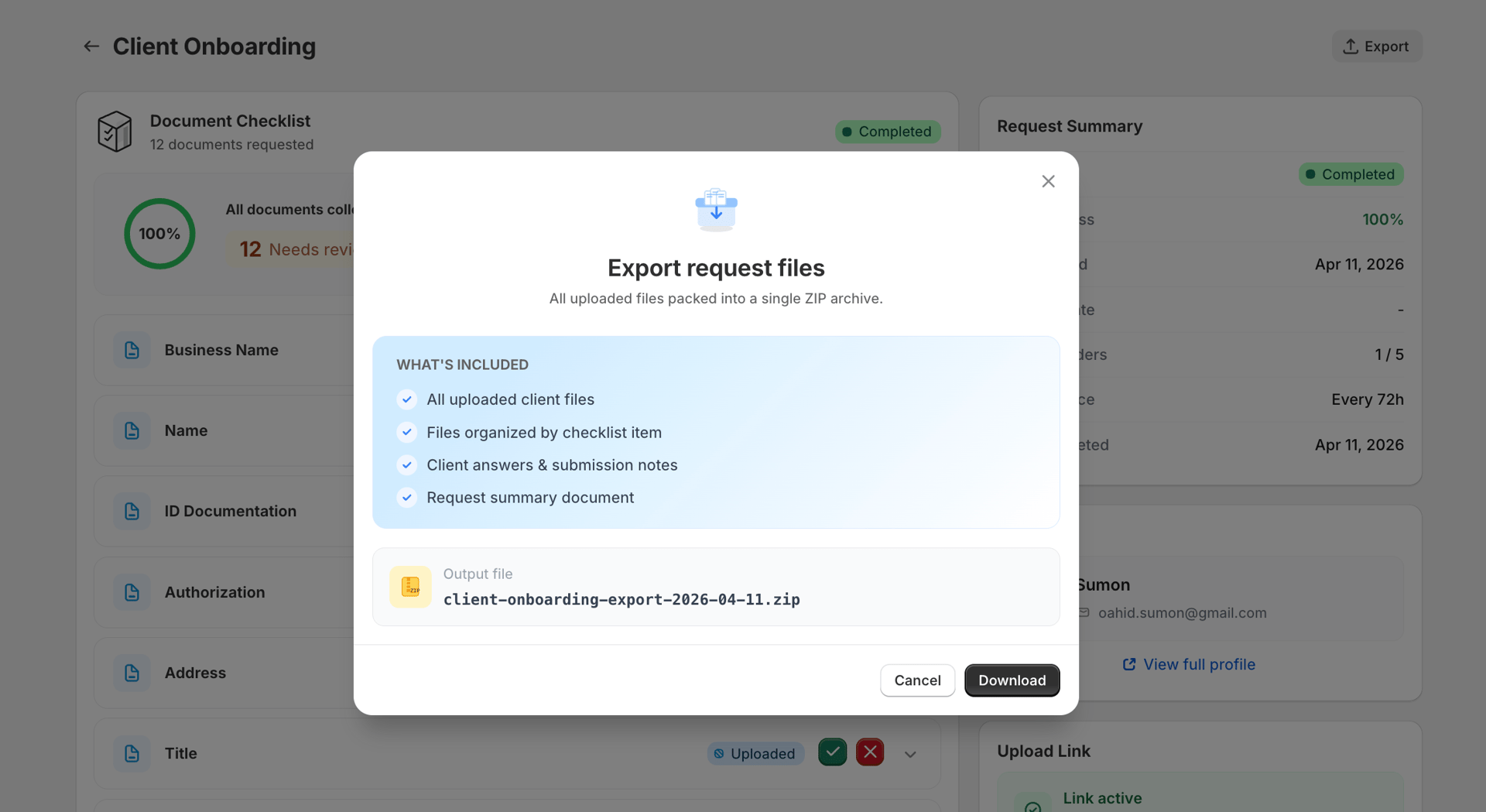 Export file image